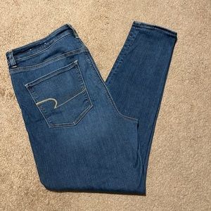 American Eagle Medium Wash Highest Rise Jegging
